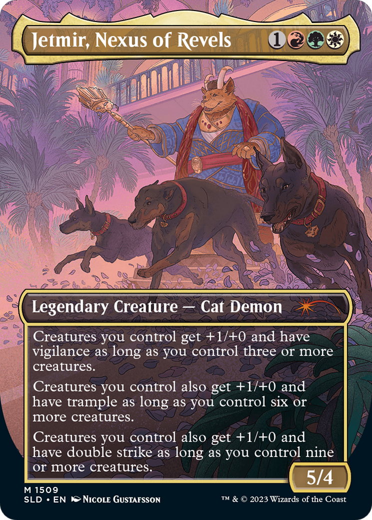 Jetmir, Nexus of Revels // Jetmir, Nexus of Revels (SLD-1555) - Secret Lair Drop (Borderless) - Premium MTG Single from Wizards of the Coast - Just $6.22! Shop now at Game Crave Tournament Store