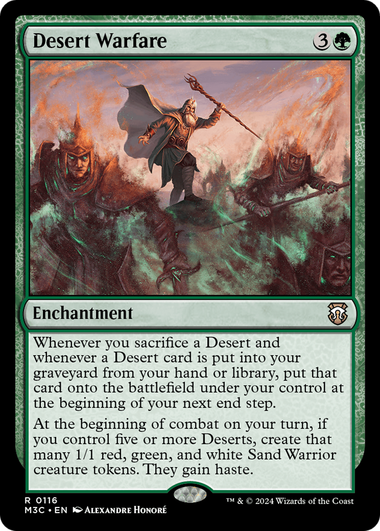 Desert Warfare (M3C-116) - Modern Horizons 3 Commander - Premium MTG Single from Wizards of the Coast - Just $0.25! Shop now at Game Crave Tournament Store