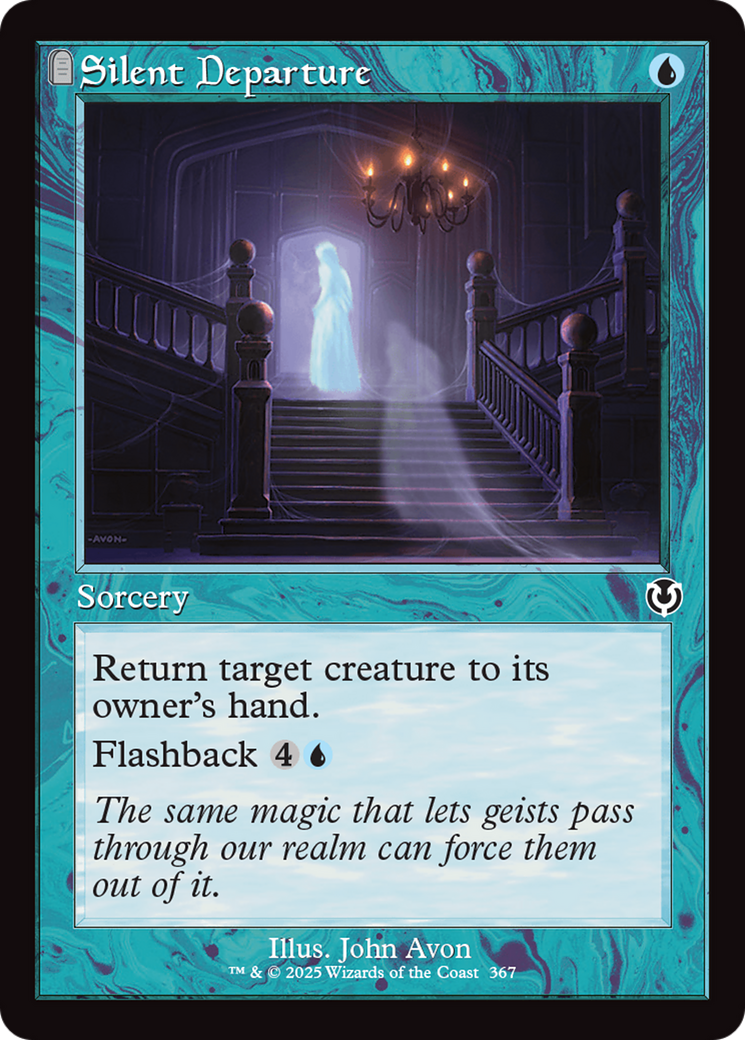Silent Departure (Retro Frame) (-367) - Innistrad Remastered Foil - Premium MTG Single from Wizards of the Coast - Just $0.25! Shop now at Game Crave Tournament Store