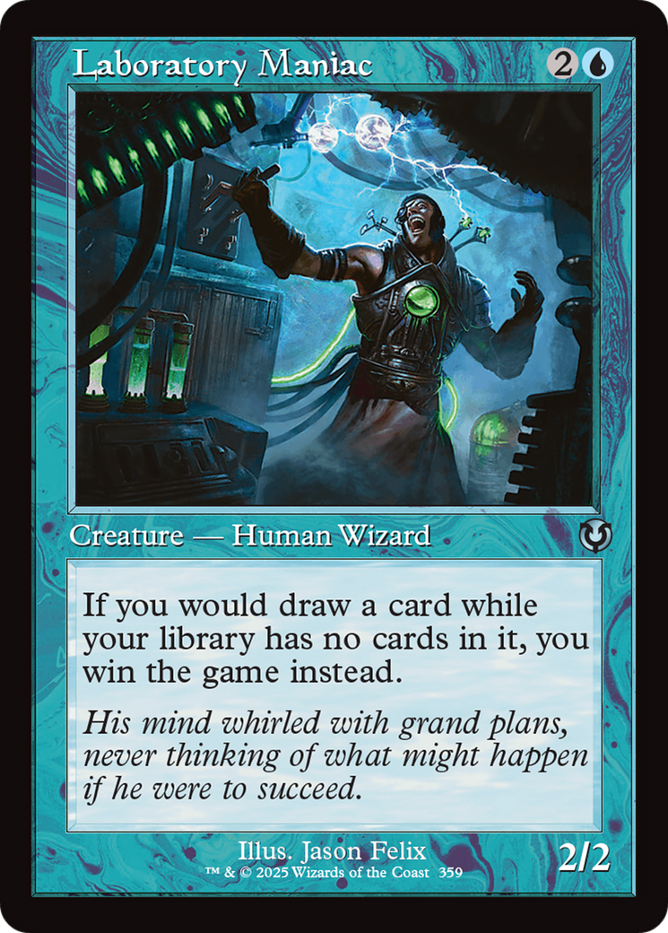 Laboratory Maniac (Retro Frame) (-359) - Innistrad Remastered - Premium MTG Single from Wizards of the Coast - Just $1.15! Shop now at Game Crave Tournament Store