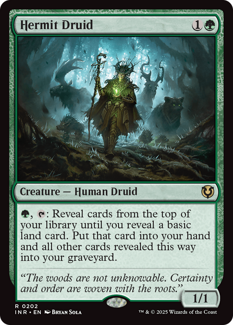 Hermit Druid (-202) - Innistrad Remastered Foil - Premium MTG Single from Wizards of the Coast - Just $6.60! Shop now at Game Crave Tournament Store