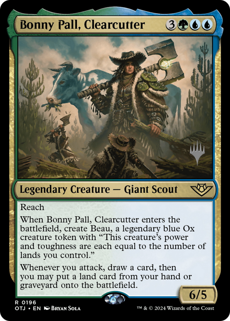 Bonny Pall, Clearcutter (POTJ-196P) - Outlaws of Thunder Junction Promos - Premium MTG Single from Wizards of the Coast - Just $0.51! Shop now at Game Crave Tournament Store