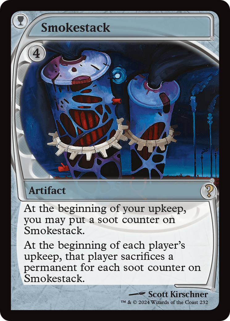 Smokestack (MB2-232) - Mystery Booster 2 Foil - Premium MTG Single from Wizards of the Coast - Just $17.91! Shop now at Game Crave Tournament Store