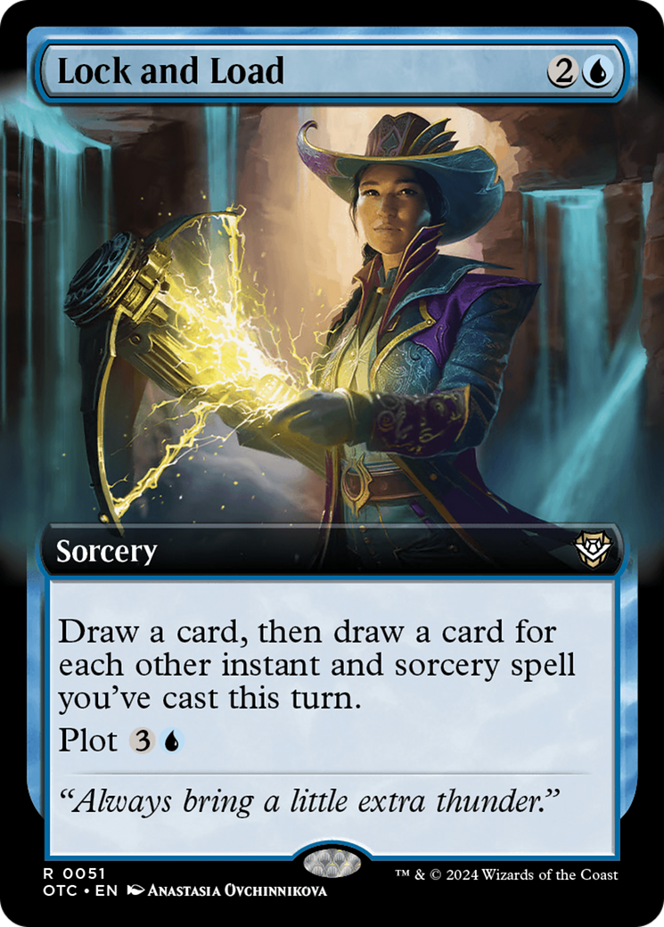 Lock and Load (OTC-051) - Outlaws of Thunder Junction Commander: (Extended Art) - Premium MTG Single from Wizards of the Coast - Just $0.34! Shop now at Game Crave Tournament Store