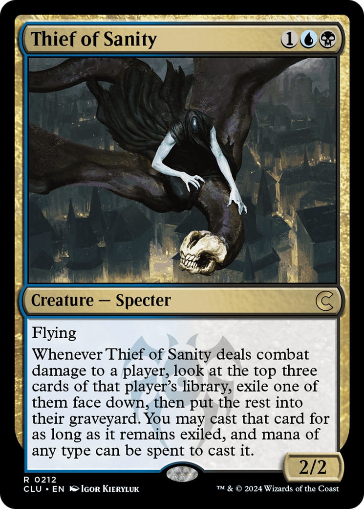 Thief of Sanity (CLU-212) - Ravnica: Clue Edition - Premium MTG Single from Wizards of the Coast - Just $0.25! Shop now at Game Crave Tournament Store