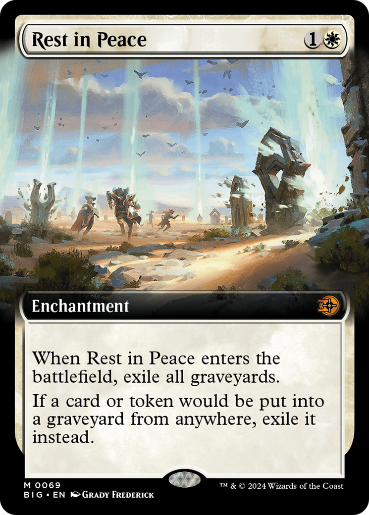 Rest in Peace (BIG-069) - The Big Score: (Extended Art) Foil - Premium MTG Single from Wizards of the Coast - Just $1.98! Shop now at Game Crave Tournament Store
