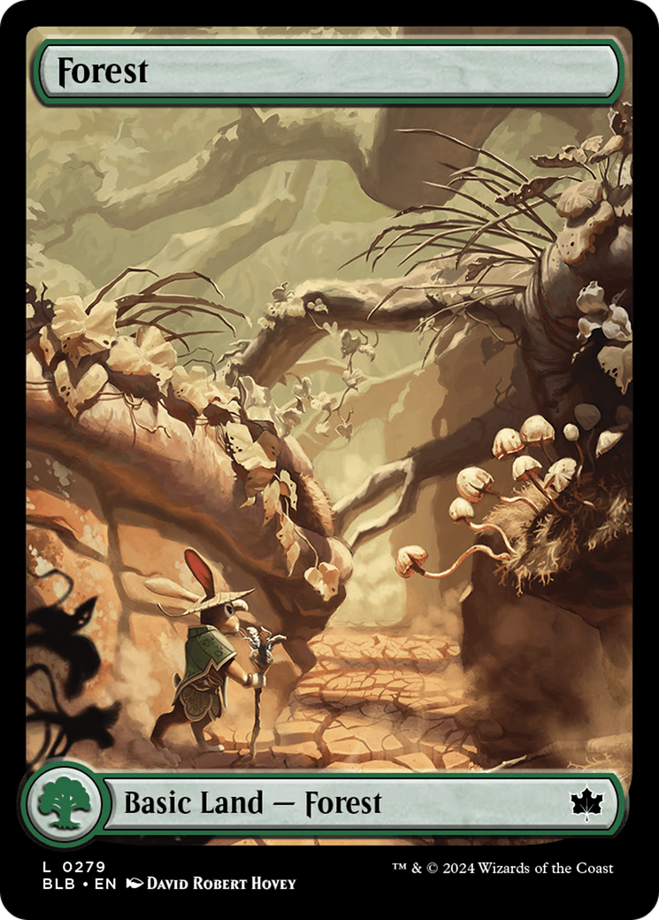 Forest (BLB-279) - Bloomburrow Foil - Premium MTG Single from Wizards of the Coast - Just $0.26! Shop now at Game Crave Tournament Store