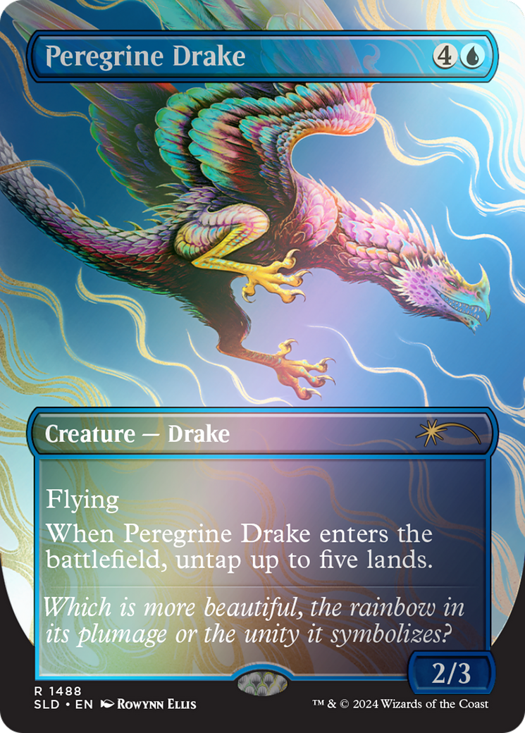 Peregrine Drake (SLD-1488★) - Secret Lair Drop Foil - Premium MTG Single from Wizards of the Coast - Just $17.91! Shop now at Game Crave Tournament Store