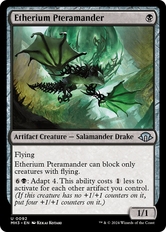 Etherium Pteramander (MH3-092) - Modern Horizons 3 - Premium MTG Single from Wizards of the Coast - Just $0.25! Shop now at Game Crave Tournament Store