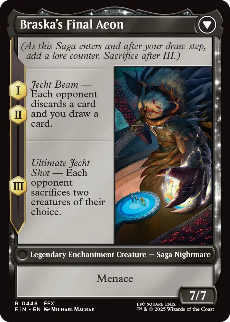 Jecht, Reluctant Guardian // Braska's Final Aeon (FIN-448) - FINAL FANTASY: (enchantment, Extended Art) Foil - Premium MTG Single from Wizards of the Coast - Just $3.62! Shop now at Game Crave Tournament Store