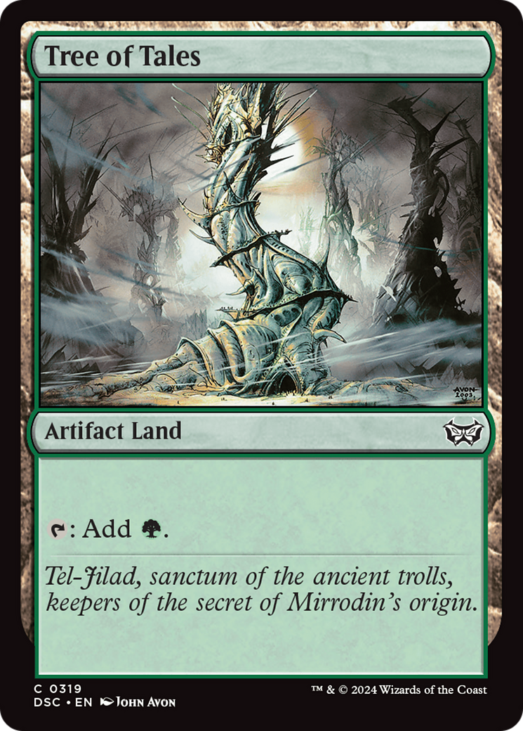 Tree of Tales (DSC-319) - Duskmourn: House of Horror Commander - Premium MTG Single from Wizards of the Coast - Just $0.45! Shop now at Game Crave Tournament Store