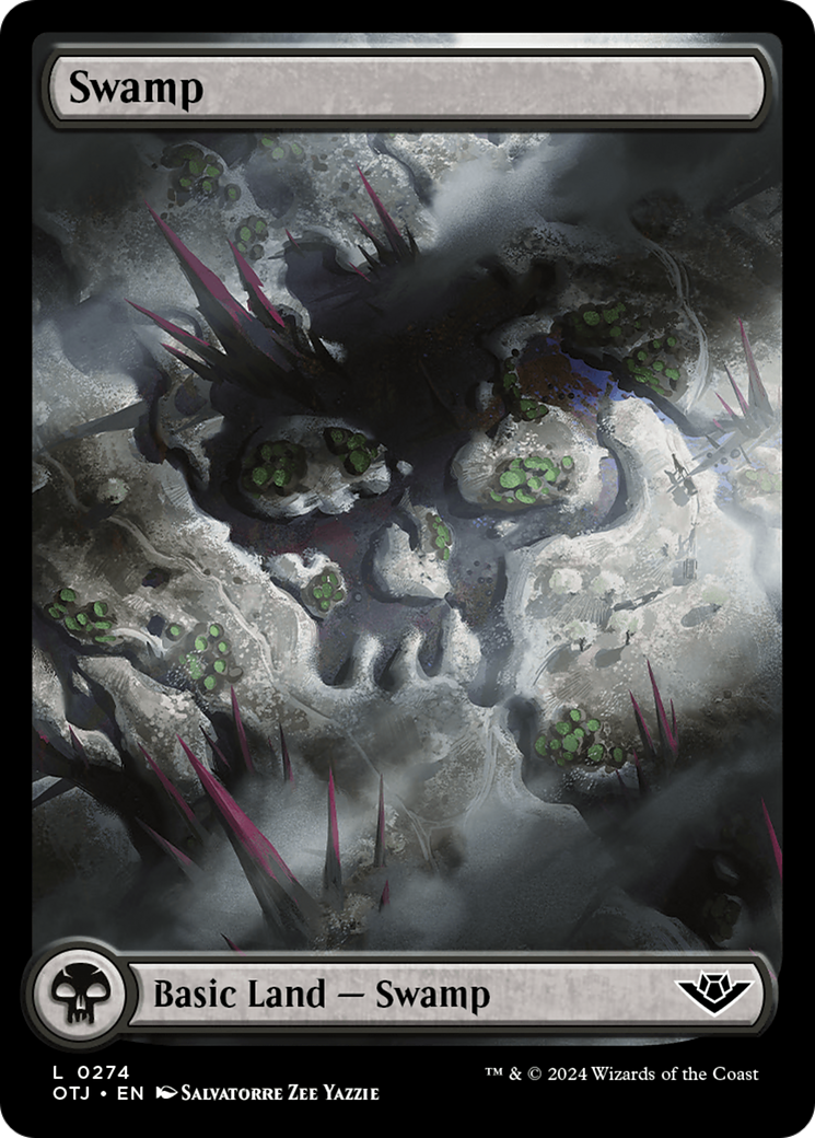 Swamp (OTJ-274) - Outlaws of Thunder Junction Foil - Premium MTG Single from Wizards of the Coast - Just $0.42! Shop now at Game Crave Tournament Store