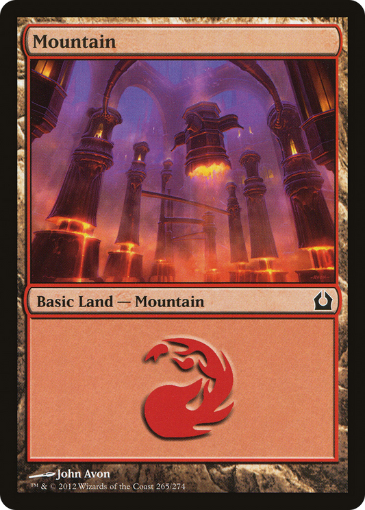 Mountain (RTR-265) - Return to Ravnica Foil