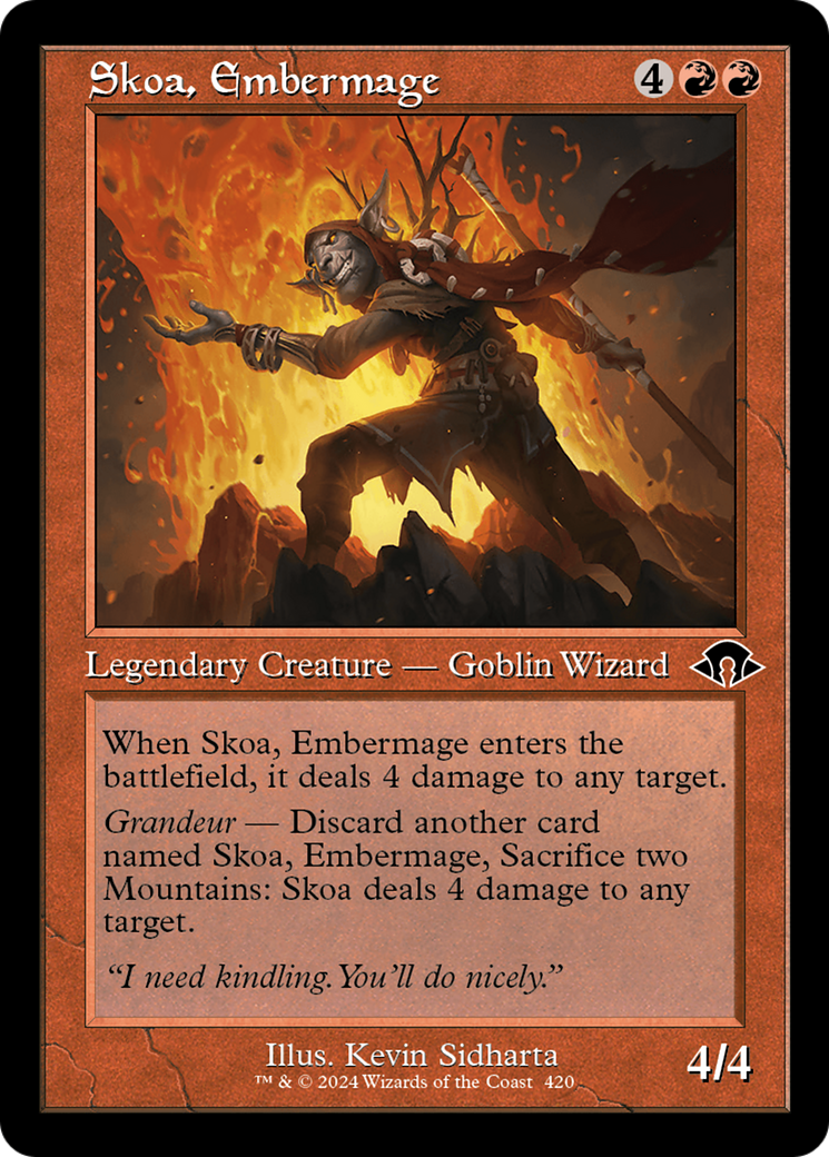 Skoa, Embermage (MH3-420) - Modern Horizons 3 - Premium MTG Single from Wizards of the Coast - Just $0.25! Shop now at Game Crave Tournament Store