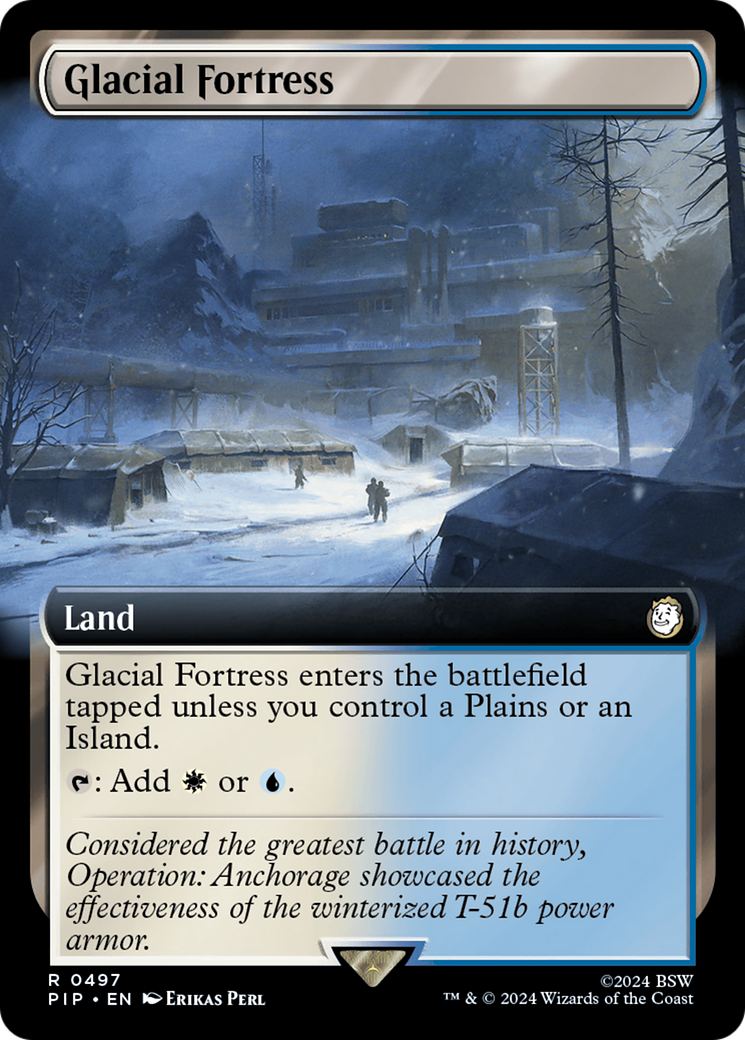Glacial Fortress (PIP-497) - Fallout - Premium MTG Single from Wizards of the Coast - Just $2.06! Shop now at Game Crave Tournament Store