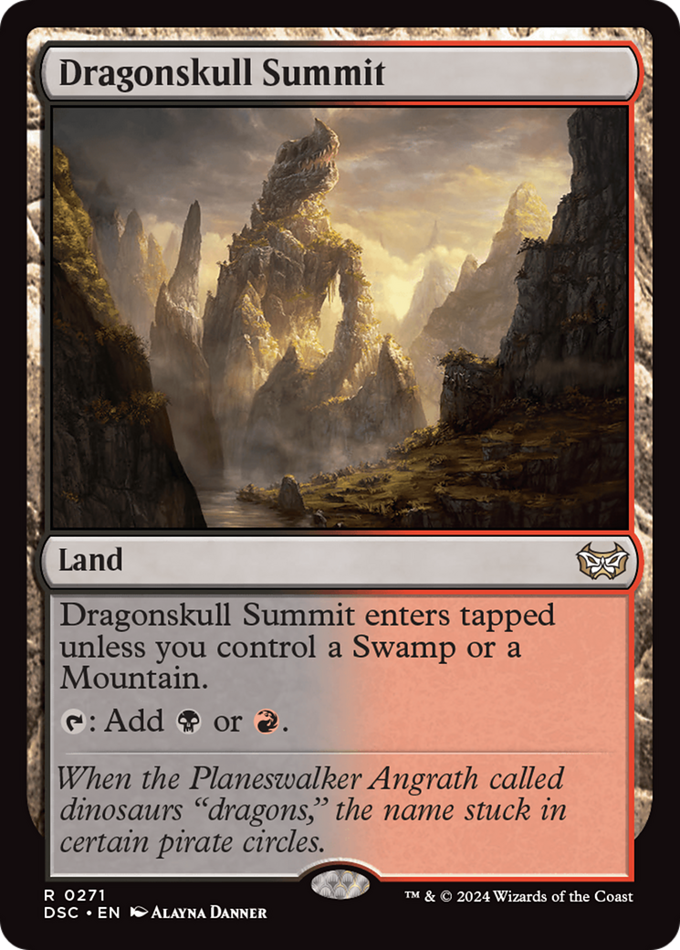 Dragonskull Summit (DSC-271) - Duskmourn: House of Horror Commander - Premium MTG Single from Wizards of the Coast - Just $0.84! Shop now at Game Crave Tournament Store