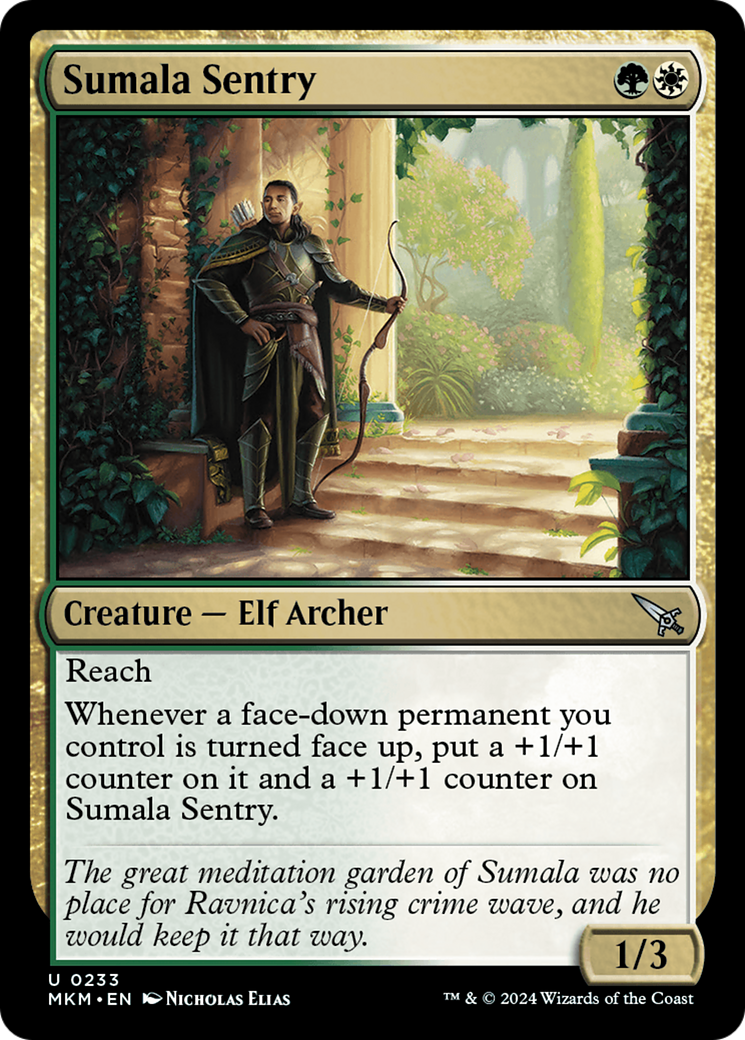 Sumala Sentry (MKM-233) - Murders at Karlov Manor Foil - Premium MTG Single from Wizards of the Coast - Just $0.25! Shop now at Game Crave Tournament Store