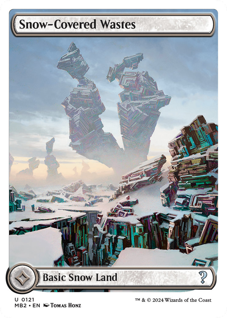 Snow-Covered Wastes (MB2-121) - Mystery Booster 2: (snow) - Premium MTG Single from Wizards of the Coast - Just $1.03! Shop now at Game Crave Tournament Store