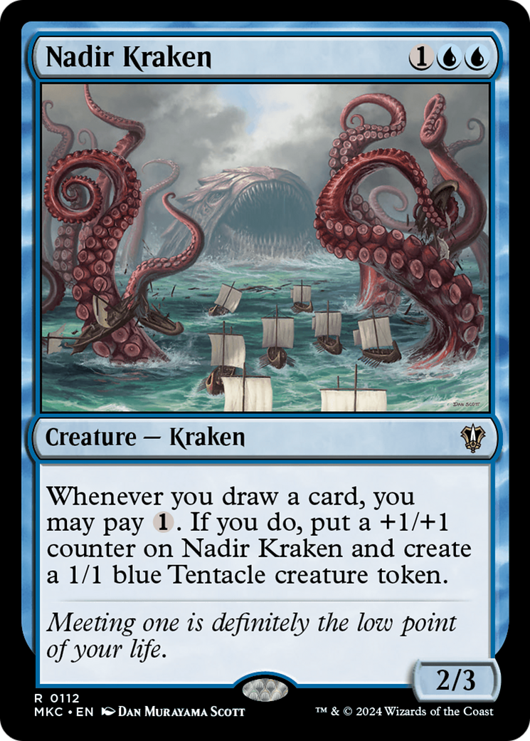 Nadir Kraken (MKC-112) - Murders at Karlov Manor Commander - Premium MTG Single from Wizards of the Coast - Just $0.25! Shop now at Game Crave Tournament Store