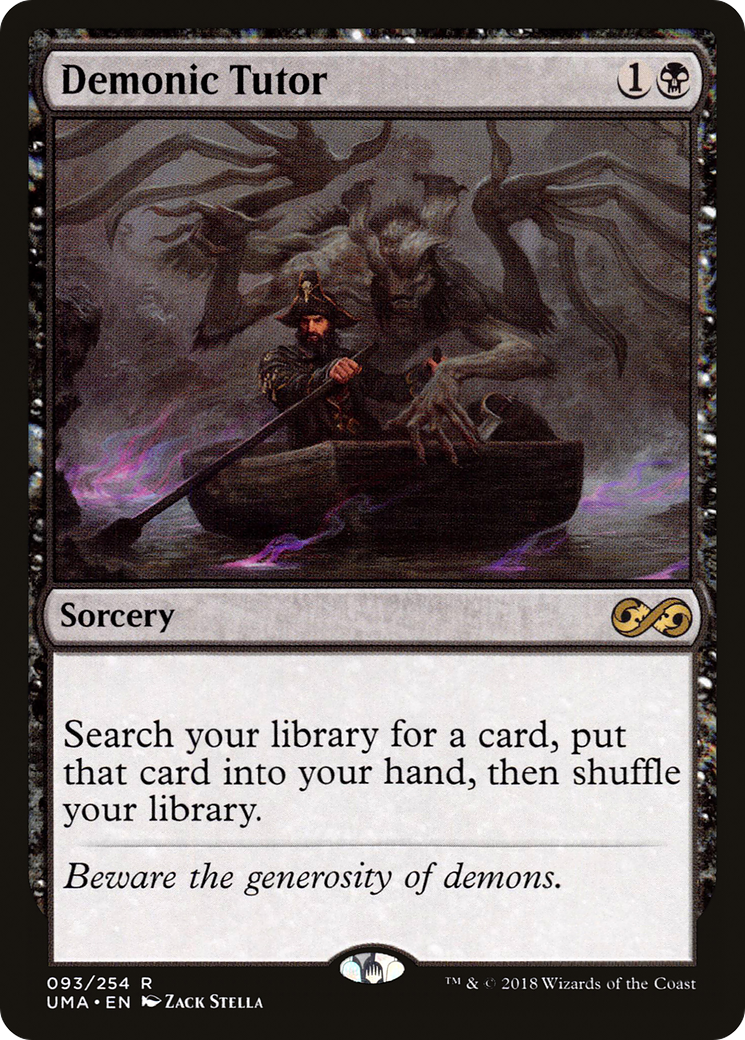 Demonic Tutor (UMA-093) - Ultimate Masters Foil - Premium MTG Single from Wizards of the Coast - Just $13.29! Shop now at Game Crave Tournament Store
