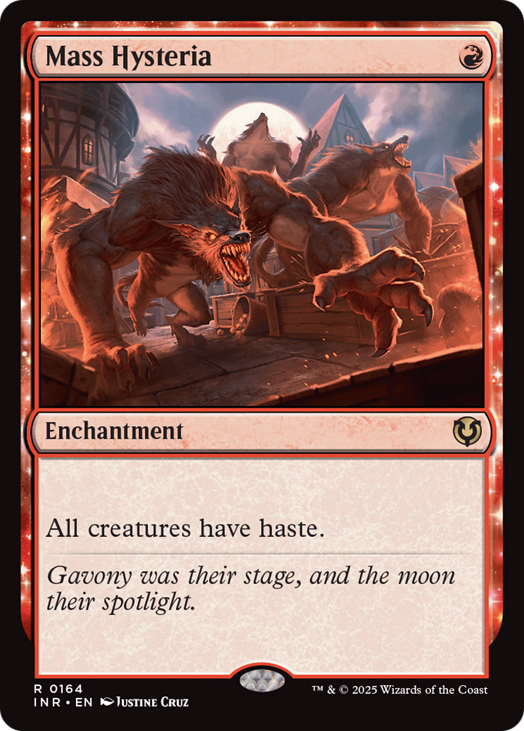 Mass Hysteria (-164) - Innistrad Remastered - Premium MTG Single from Wizards of the Coast - Just $1.18! Shop now at Game Crave Tournament Store