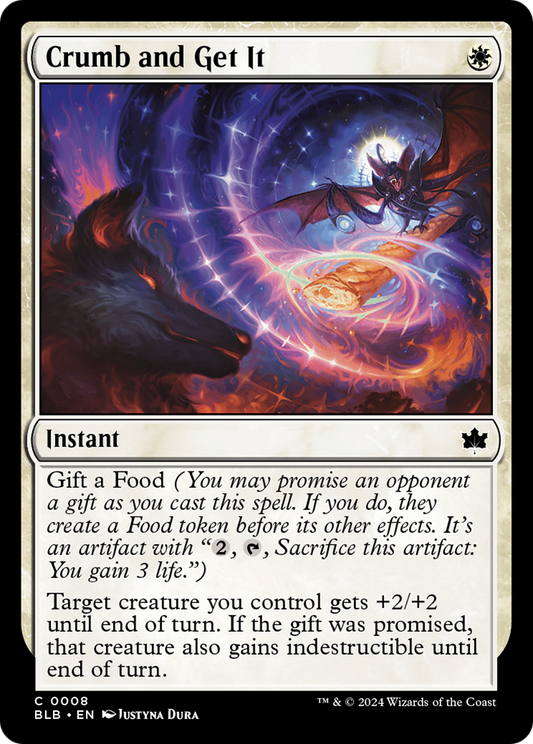 Crumb and Get It (BLB-008) - Bloomburrow - Premium MTG Single from Wizards of the Coast - Just $0.25! Shop now at Game Crave Tournament Store