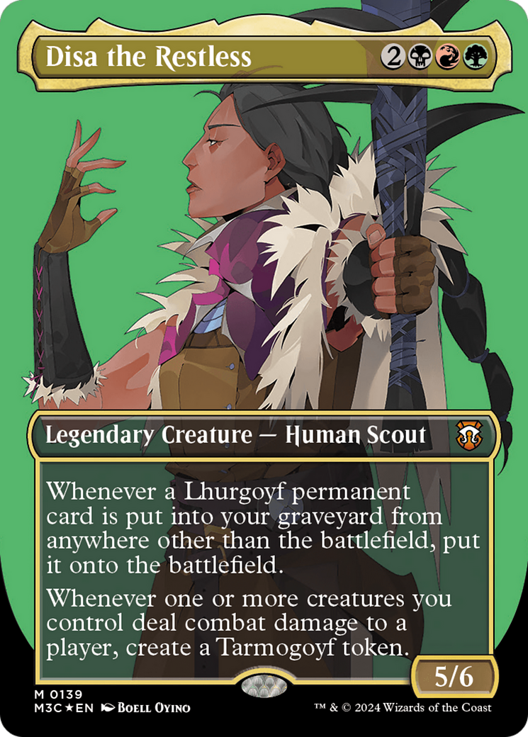 Disa the Restless (M3C-139) - Modern Horizons 3 Commander: (Showcase) (Borderless) Foil - Premium MTG Single from Wizards of the Coast - Just $2.17! Shop now at Game Crave Tournament Store