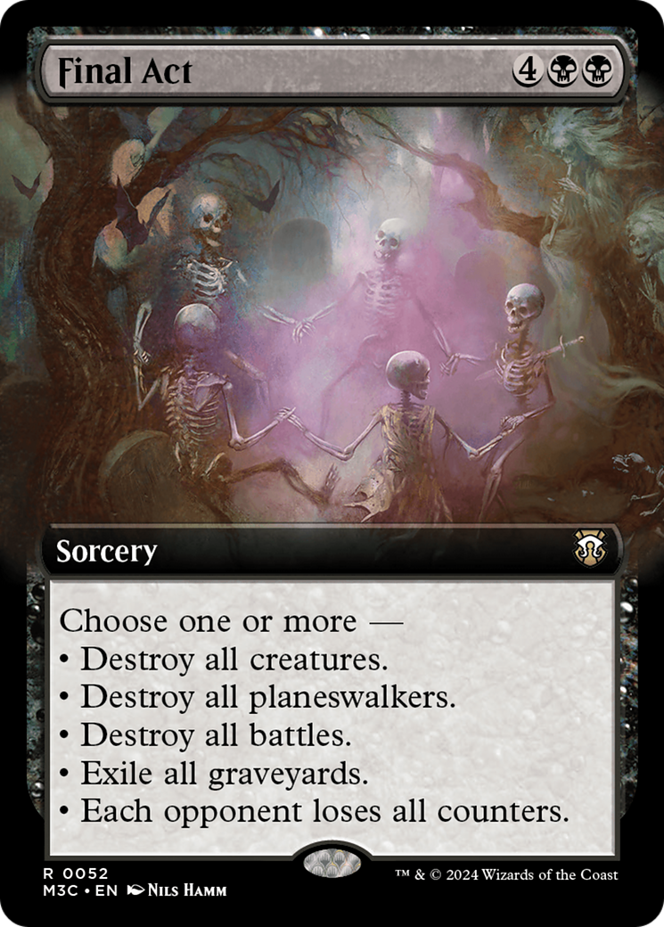 Final Act (M3C-052) - Modern Horizons 3 Commander: (Extended Art) - Premium MTG Single from Wizards of the Coast - Just $1.25! Shop now at Game Crave Tournament Store