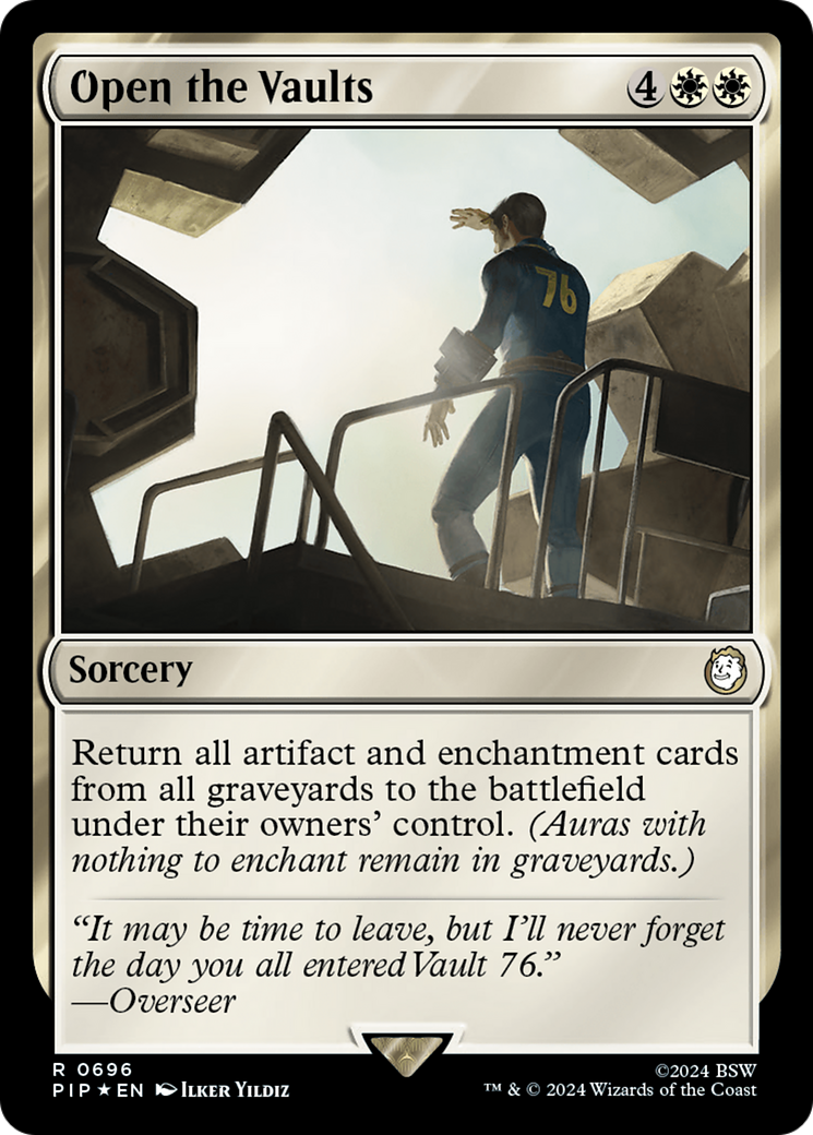 Open the Vaults (PIP-696) - Fallout Foil - Premium MTG Single from Wizards of the Coast - Just $0.90! Shop now at Game Crave Tournament Store