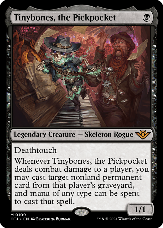 Tinybones, the Pickpocket (OTJ-109) - Outlaws of Thunder Junction - Premium MTG Single from Wizards of the Coast - Just $6.70! Shop now at Game Crave Tournament Store