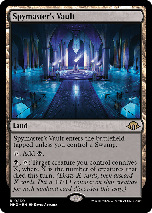 Spymaster's Vault (MH3-230) - Modern Horizons 3 - Premium MTG Single from Wizards of the Coast - Just $1.46! Shop now at Game Crave Tournament Store