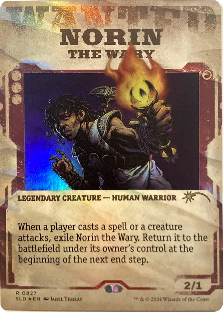 Norin the Wary // Norin the Wary (SLD-827) - Secret Lair Drop (Borderless) - Premium MTG Single from Wizards of the Coast - Just $10.86! Shop now at Game Crave Tournament Store
