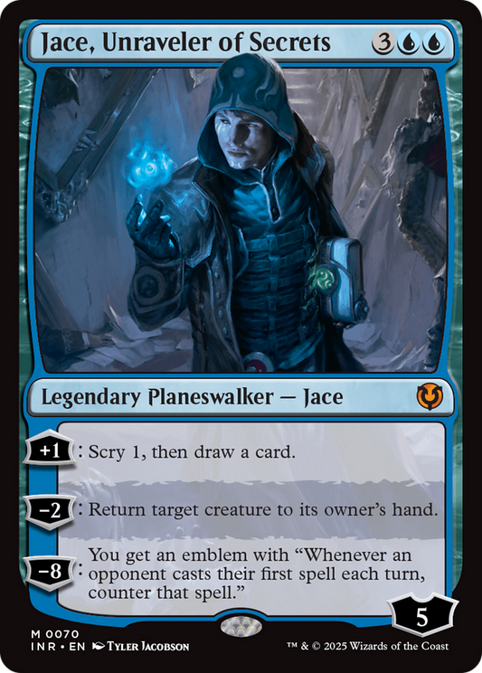 Jace, Unraveler of Secrets (-070) - Innistrad Remastered Foil - Premium MTG Single from Wizards of the Coast - Just $1.15! Shop now at Game Crave Tournament Store