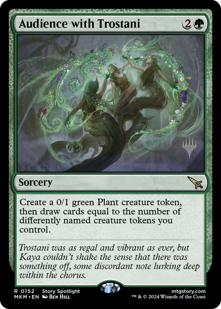 Audience with Trostani (PMKM-152P) - Murders at Karlov Manor Promos - Premium MTG Single from Wizards of the Coast - Just $0.26! Shop now at Game Crave Tournament Store