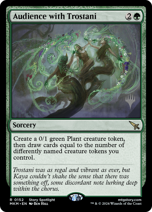 Audience with Trostani (PMKM-152P) - Murders at Karlov Manor Promos - Premium MTG Single from Wizards of the Coast - Just $0.26! Shop now at Game Crave Tournament Store