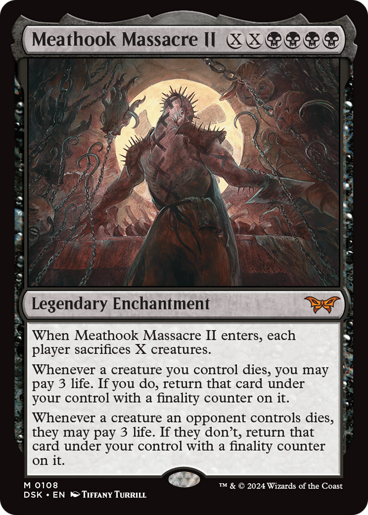 Meathook Massacre II (DSK-108) - Duskmourn: House of Horror - Premium MTG Single from Wizards of the Coast - Just $1.34! Shop now at Game Crave Tournament Store