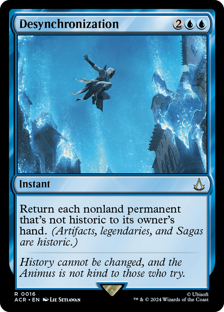 Desynchronization (ACR-016) - Assassin's Creed - Premium MTG Single from Wizards of the Coast - Just $3.66! Shop now at Game Crave Tournament Store