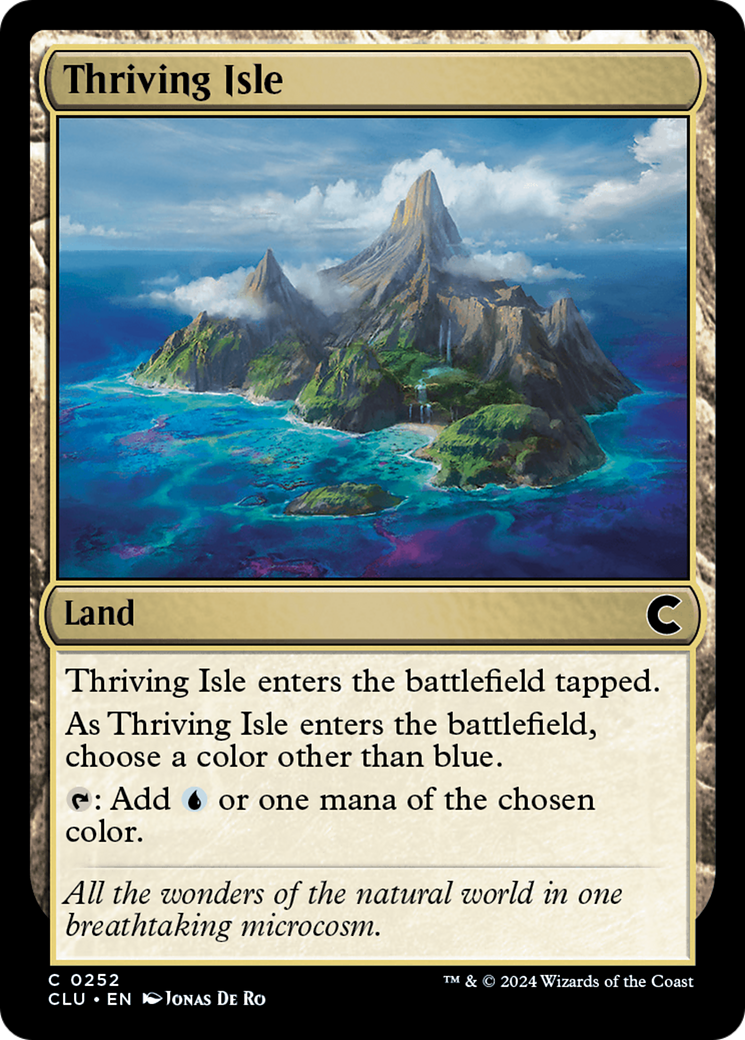 Thriving Isle (CLU-252) - Ravnica: Clue Edition - Premium MTG Single from Wizards of the Coast - Just $0.25! Shop now at Game Crave Tournament Store