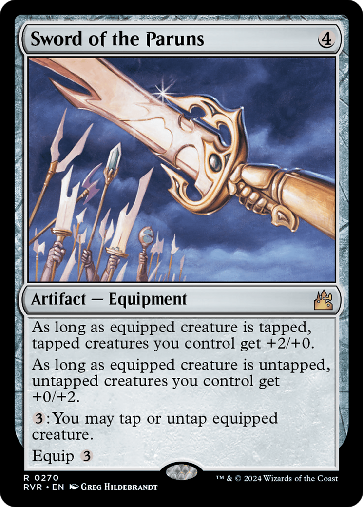 Sword of the Paruns (RVR-270) - Ravnica Remastered - Premium MTG Single from Wizards of the Coast - Just $0.87! Shop now at Game Crave Tournament Store