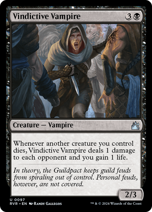 Vindictive Vampire (RVR-097) - Ravnica Remastered - Premium MTG Single from Wizards of the Coast - Just $0.25! Shop now at Game Crave Tournament Store