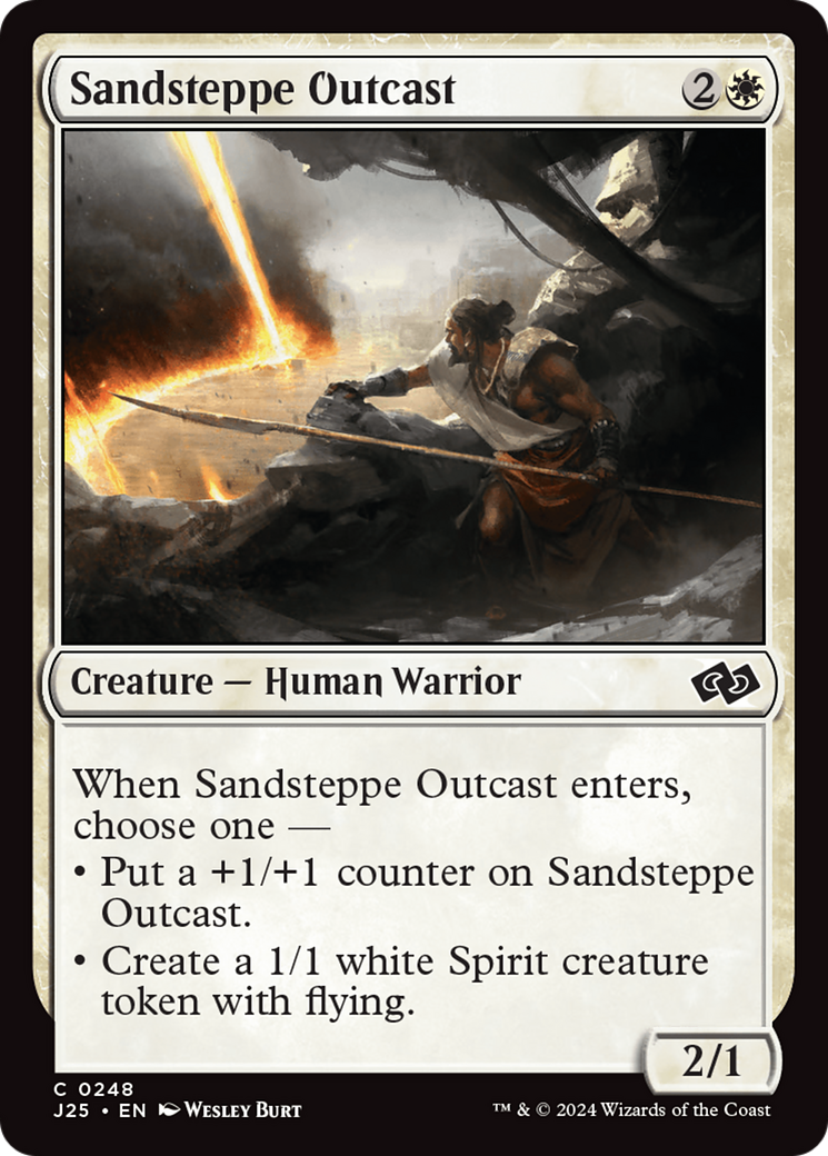 Sandsteppe Outcast (J25-248) - Foundations Jumpstart - Premium MTG Single from Wizards of the Coast - Just $0.25! Shop now at Game Crave Tournament Store