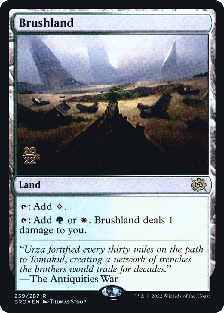 Brushland (PBRO-259S) - The Brothers' War Promos Foil