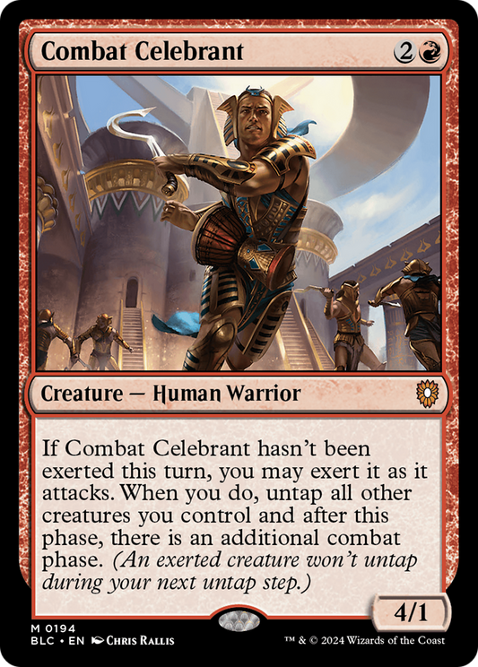 Combat Celebrant (BLC-194) - Bloomburrow Commander - Premium MTG Single from Wizards of the Coast - Just $0.49! Shop now at Game Crave Tournament Store