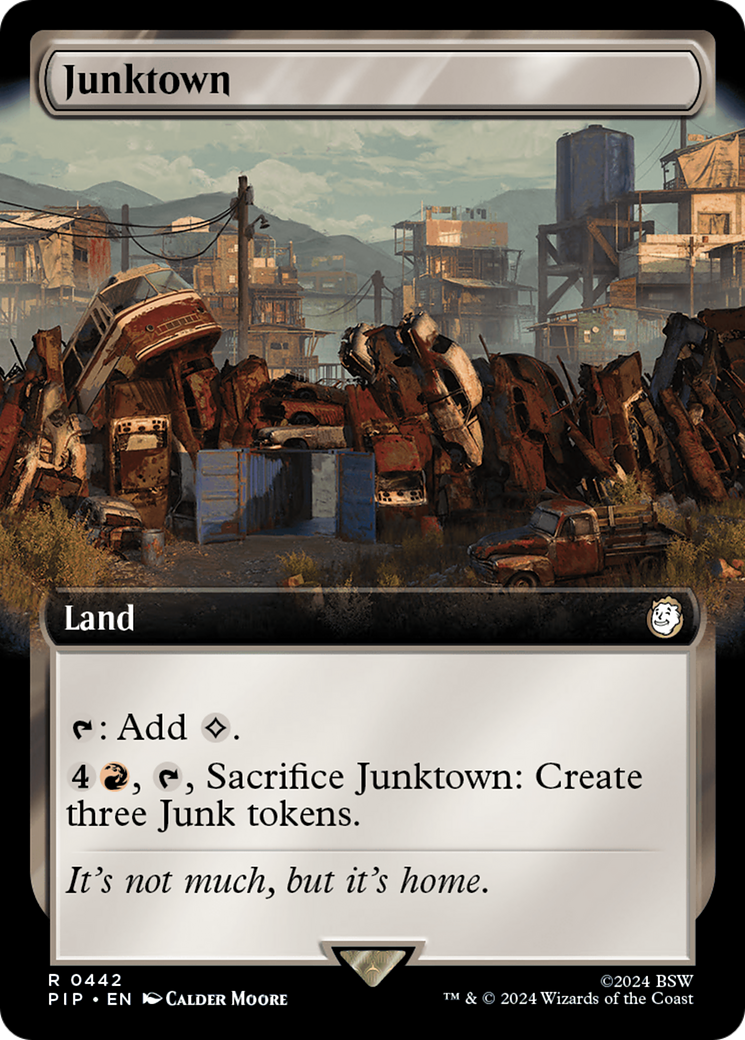 Junktown (PIP-442) - Fallout: (Extended Art) - Premium MTG Single from Wizards of the Coast - Just $0.26! Shop now at Game Crave Tournament Store