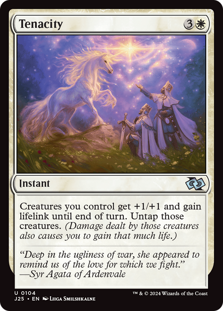 Tenacity (J25-104) - Foundations Jumpstart - Premium MTG Single from Wizards of the Coast - Just $0.25! Shop now at Game Crave Tournament Store