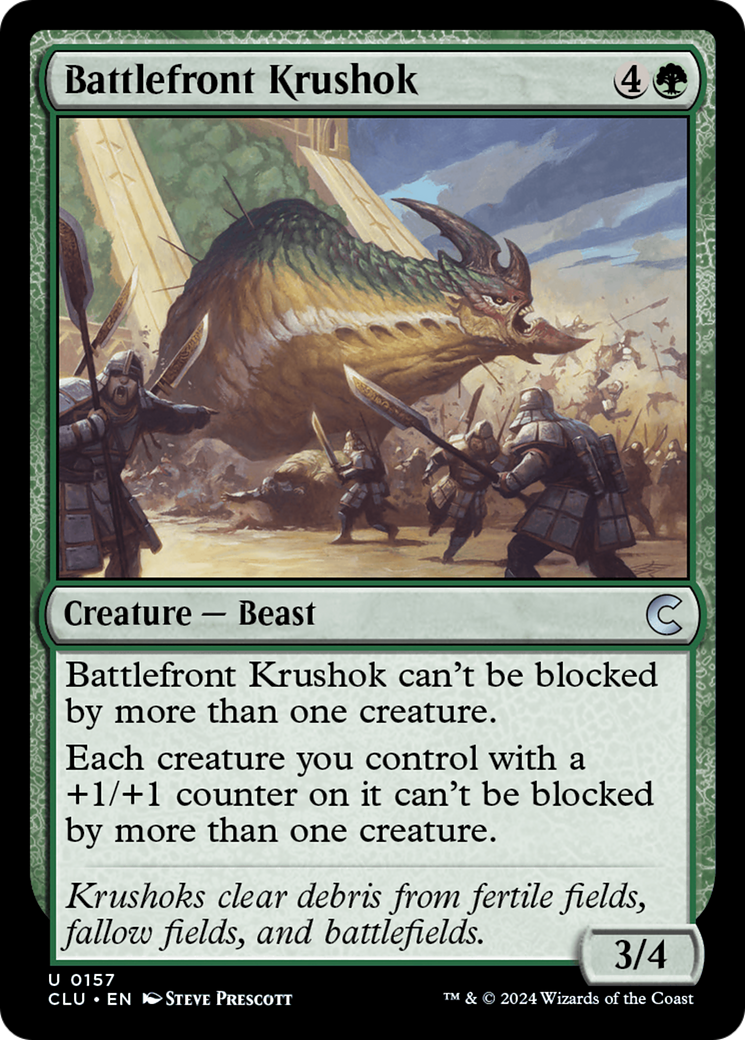 Battlefront Krushok (CLU-157) - Ravnica: Clue Edition - Premium MTG Single from Wizards of the Coast - Just $0.25! Shop now at Game Crave Tournament Store