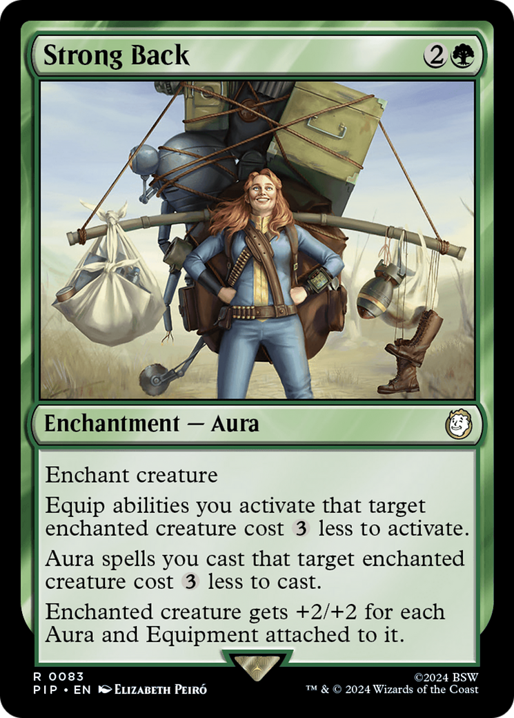 Strong Back (PIP-083) - Fallout - Premium MTG Single from Wizards of the Coast - Just $1.22! Shop now at Game Crave Tournament Store