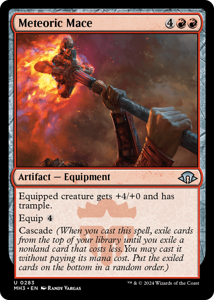 Meteoric Mace (MH3-283) - Modern Horizons 3 - Premium MTG Single from Wizards of the Coast - Just $0.26! Shop now at Game Crave Tournament Store