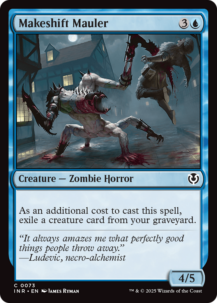 Makeshift Mauler (-073) - Innistrad Remastered - Premium MTG Single from Wizards of the Coast - Just $0.25! Shop now at Game Crave Tournament Store