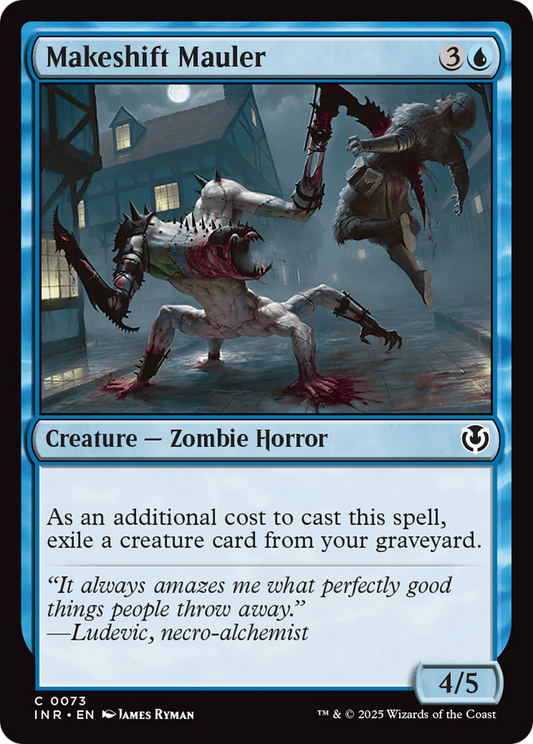 Makeshift Mauler (-073) - Innistrad Remastered Foil - Premium MTG Single from Wizards of the Coast - Just $0.25! Shop now at Game Crave Tournament Store